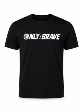 Diesel Only The Brave Black Graphic Tee Mens XL Y2K Streetwear T-Shirt